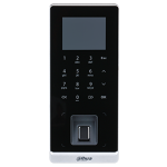 ASI2212H-W - Lettore per controllo accessi standalone wifi da esterno IP65, display LCD, password, lettore di impronte e lettore di tessere 13.56Mhz, 1 uscita TTL per sirena e allarme, connettività P2P - Dahua