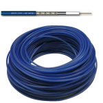 HD 8035 - Cavo Micro-Coax guaina LSZH BLU norme di riferimento - CEI EN 50117, EN 50575, CEI UNEL 36762 - Euroclasse Eca - Diametro esterno 5,00mm - Beta Cavi