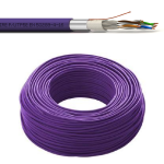 DATAFIRE-F-UTP5E-FR - Cavo 4X2X23AWG guaina LSZH  viola dati F/UTP5E resistenti al fuoco PH120 - Beta Cavi