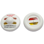 ISC-ETR5-T171 - Tag RF (Ink) rotondo in ABS bianco con inchiostro giallo e rosso, diam. 5 cm , confezione da 1000 pz. - Dahua