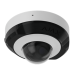 DOMECAM-MINI-5MP-2.8MM-W - Telecamera IP cablata con risoluzione fino a 5Mp e angolo di visione di 100°–110°, colore bianco - AJAX