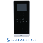 ASI2201H-W-BB - Lettore per controllo accessi standalone ideale per B&B, generazione codici tramite app B&B Access, connettività wifi, IP65, display LCD, password, lettore di tessere 13.56Mhz, 1 uscita TTL per sirena e allarme, connettività P2P - Dahua