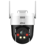 P5AE-PV - Telecamera PT IP TIOC AI 5MP, ottica 4mm, Starlight, audio bidirezionale, deterrenza attiva (audio/led bianco), SMD 3.0, IVS, Human Detection, MicroSD, IP66 - Dahua