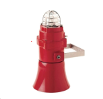 IAPBBExCS110-05D-P Hochiki - avvisatore ottico acustico antideflagrante lente chiara IP67 - rosso