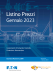 Listino CSA Cooper - Gennaio 2023