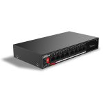 SG1008P Dahua - Switch 8 porte PoE 10/100/1000 Mbps, unmanaged, potenza max. 96W, 90W sulla porta nr. 1, funzione Long Distance (250mt) supportata, funzione Watchdog supportata