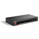 SG1010P Dahua - Switch 8 porte PoE 10/100/1000 Mbps + 2 porte 10/100/1000 di rilancio, unmanaged, potenza max. 96W, 90W sulla porta nr. 1, funzione Long Distance (250mt) supportata, funzione Watchdog supportata