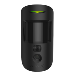 MOTIONCAM-S-HD-PHOD-B - Rilevatore di movimento wireless con foto-verifica degli allarmi, supporta le funzioni di foto su richiesta e foto per scenario, portata 12mt, dedicato agli installatori, colore nero - AJAX