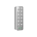 SUPERIOR KEYPAD OUTDOOR FIBRA - Tastiera filare esterna e interna per controllare un sistema Ajax con lettore di TAG/card e codice, colore bianco - AJAX