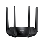 AC12 Dahua - Router wireless 2.4/5G, velocità wireless 1.2 Gbps, 1 porta Gigabit (10/100/1000 Mbps) WAN, 3 porte Gigabit (10/100/1000 Mbps) LAN