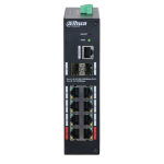 HS4210-8GT-90 Dahua - Switch 8 porte PoE 10-100-1000 Mbps / 2 porte fibra SFP, managed, potenza max. 90W, 90W sulle porte nr. 1 e 2, funzionalità WatchDog, supporta funzionalità Long Distance