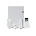 RW432P801EUA Risco -  Kit LightSYS Air bianca, no voce, Wi-Fi, LAN, 128 zone, 32 partizioni, Modulo 4G, PIR, Contatto slim e telecomando