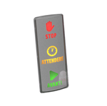 STOPANDGO-19 - Segnalatore ottico con modalità semaforo per la gestione di code, ingressi e sistemi anti-affollamento - Venitem
