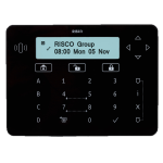 RPKELPB0000B : Tastiera touch ELEGANT Nera per ProSYS™ Plus e LightSYS™2, dotata di lettore RFID a 13,56 MHz - Risco